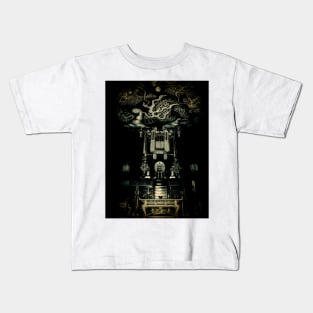 Japanese temple shrine Kyoto Kids T-Shirt